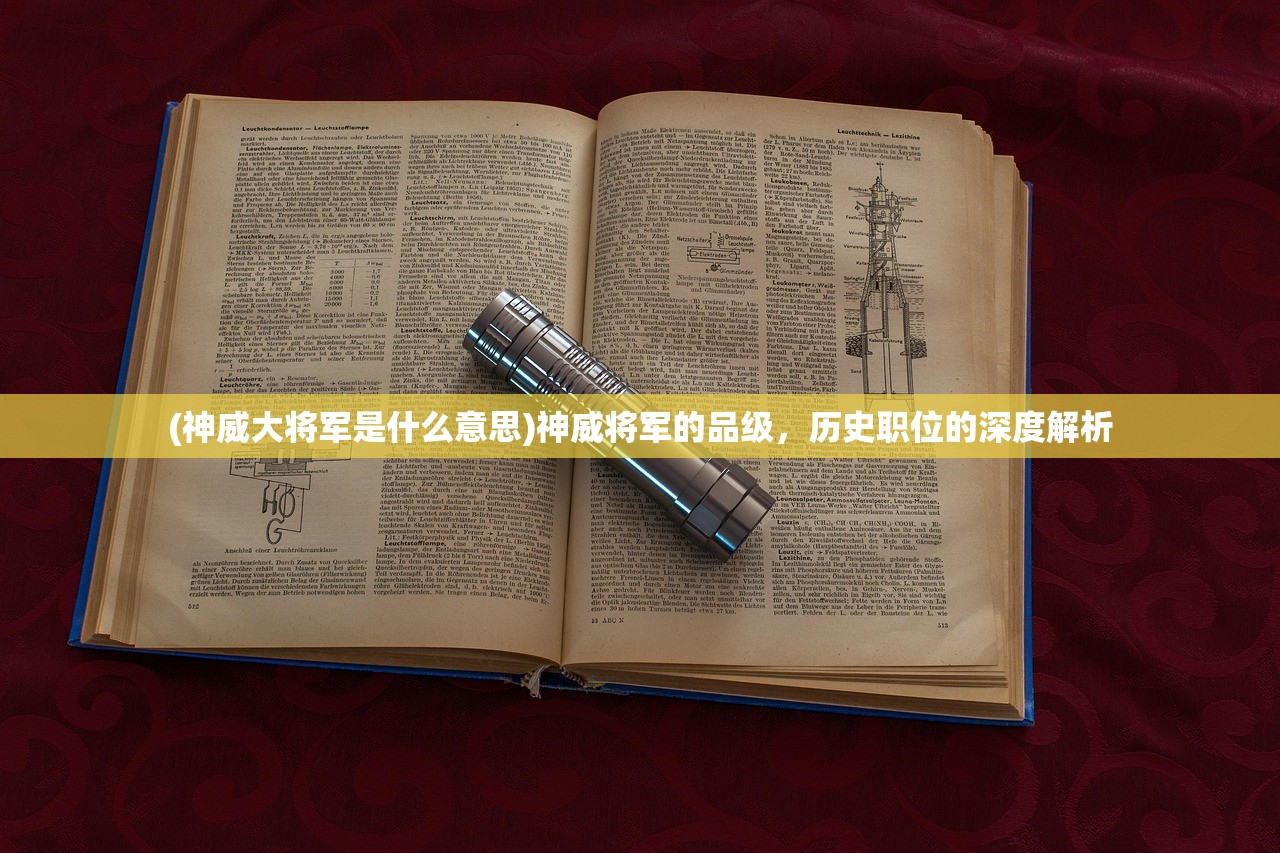 (神威大将军是什么意思)神威将军的品级，历史职位的深度解析