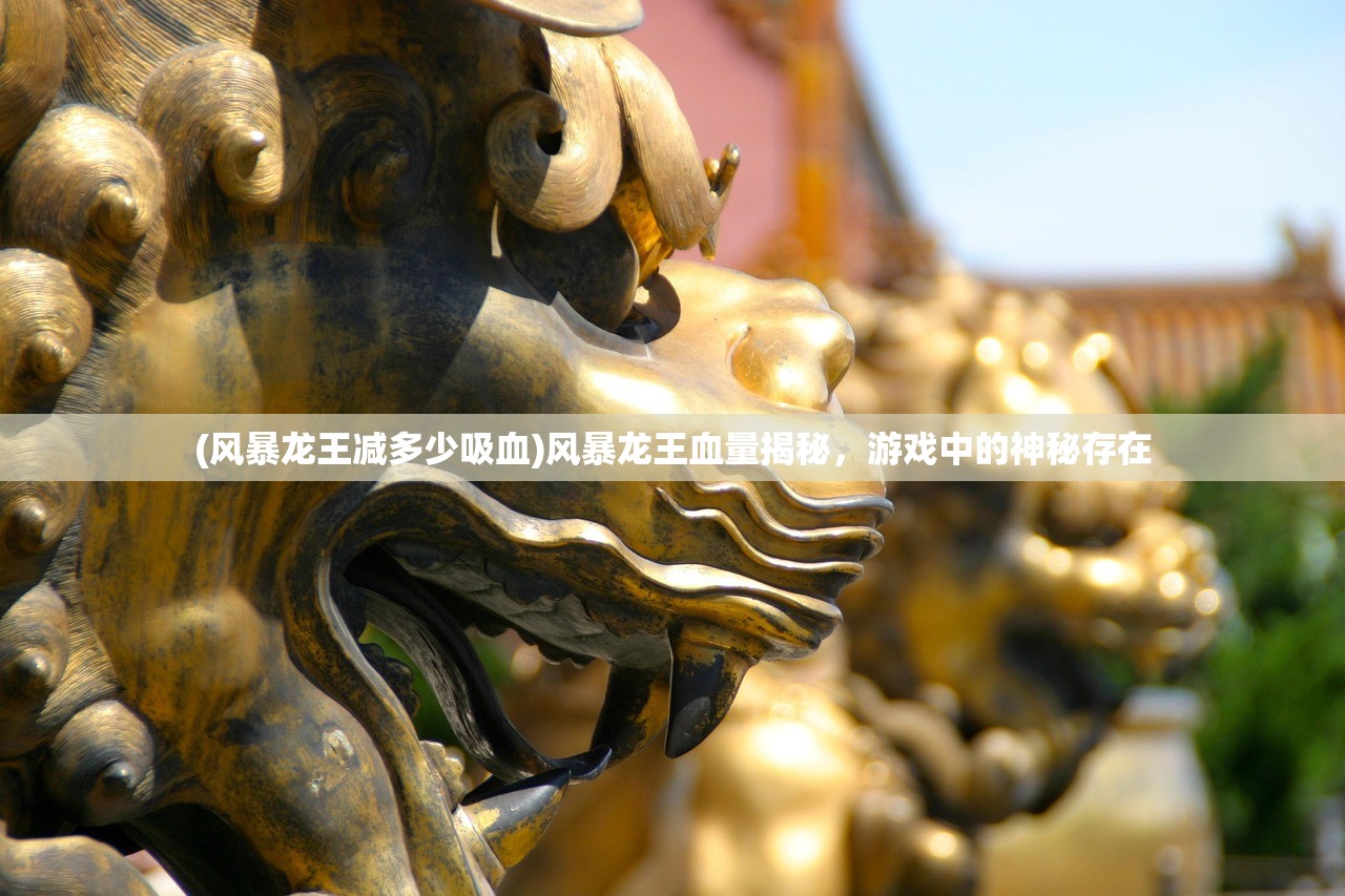 (风暴龙王减多少吸血)风暴龙王血量揭秘，游戏中的神秘存在
