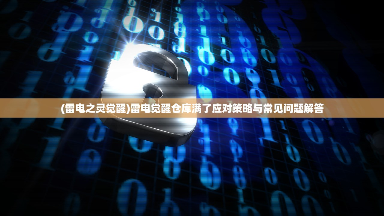 (雷电之灵觉醒)雷电觉醒仓库满了应对策略与常见问题解答