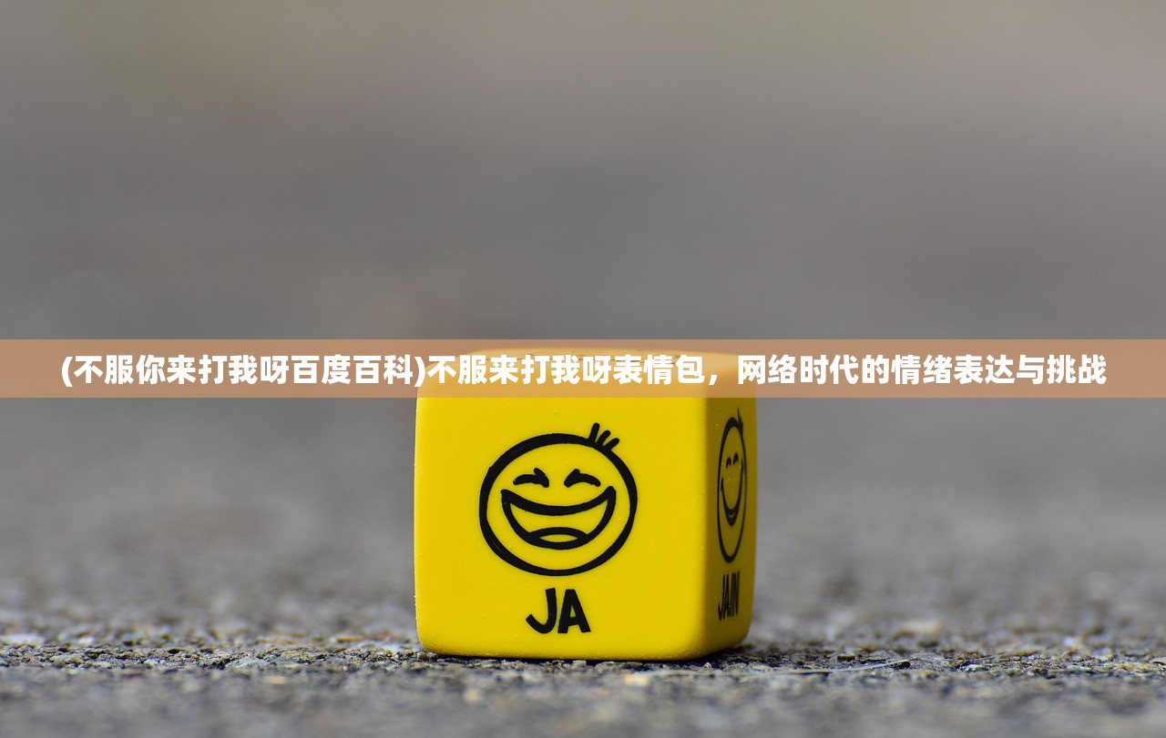 (不服你来打我呀百度百科)不服来打我呀表情包，网络时代的情绪表达与挑战